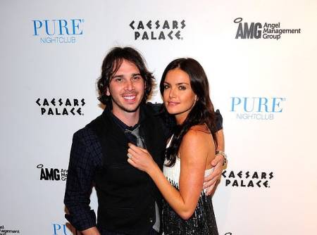 Courtney Robertson with her former boyfriend